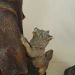 Par de esculturas antigas