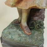 Par de esculturas antigas