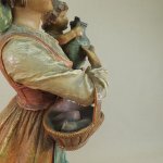 Par de esculturas antigas