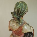 Par de esculturas antigas