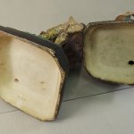 Par de esculturas antigas