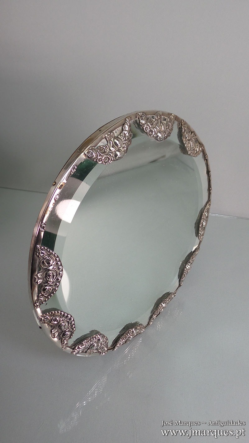 Espelho em prata 