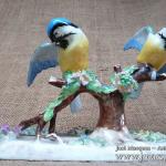 Escultura com pássaros