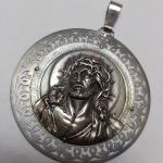 Medalha pendente Cristo prata
